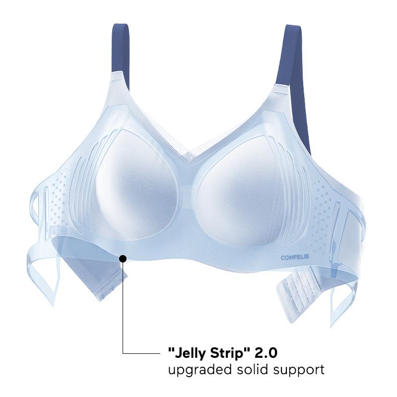 COMFELIE Women's Wireless Bra ,Comfort Bralettes No Underwire with Support Seamless Bra Underwear EB001