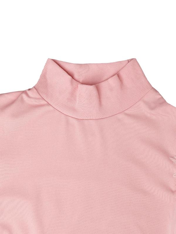 Women's Sequins Decor Fuzzy Bishop Sleeve Mock Neck Blouse, Casual Long Sleeve Top for Fall & Winter, Women's Clothing for Daily Wear