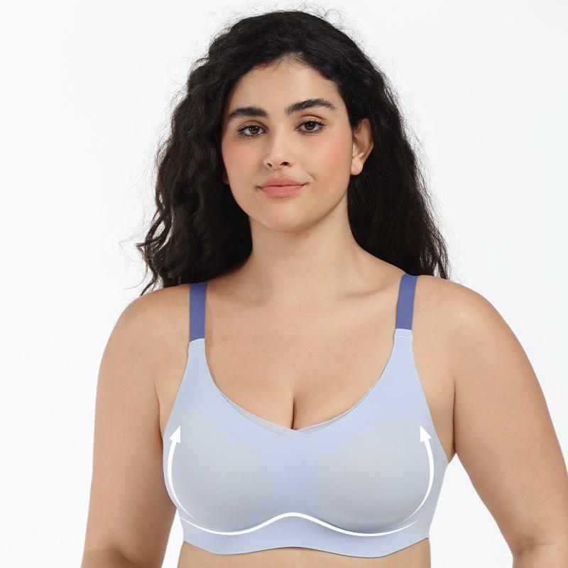 COMFELIE Women's Wireless Bra ,Comfort Bralettes No Underwire with Support Seamless Bra Underwear EB001