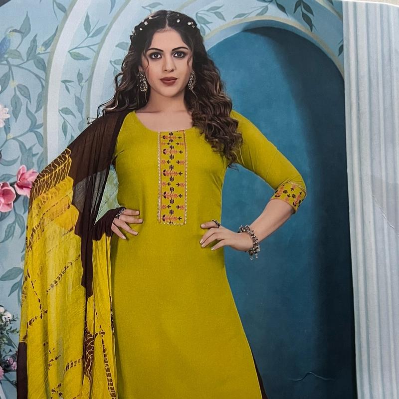 Plazo Three Pcs  Traditional Womenswear Dress