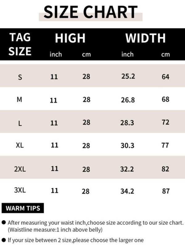 Women's Solid 3-sectional Hook & Eye Waist Trainer, High Stretch Tummy Control Corset for Daily Wear, Women Sexy Shapewear Clothes, Fall Wear 2024, 90s Clothes, Girdle