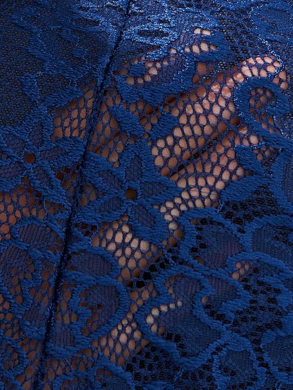Women's Solid Floral Lace Sheer Sexy Lingerie Two-piece Set, Adjustable Strap Lace Up Tie Side Bodysuit & Lace Hem Stocking Set, Women Sexy Lingeries Set for All Seasons