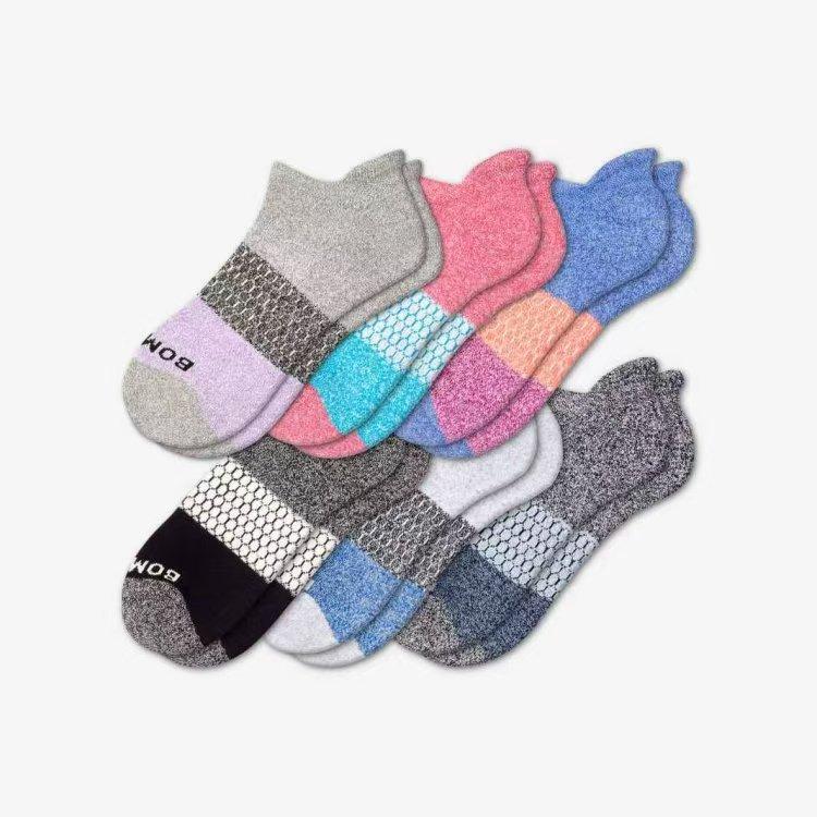 4-6 Pack Women's Originals Ankle Socks | No-Show Athletic Socks with Cushioned Comfort | Honeycomb Arch Support for Running and Everyday Wear