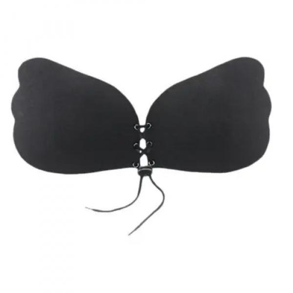 Women Push Up Invisible Bra Backless Strapless Seamless Front Closure Bralette Underwear Adhesive Silicone Sticky Bras Lingerie