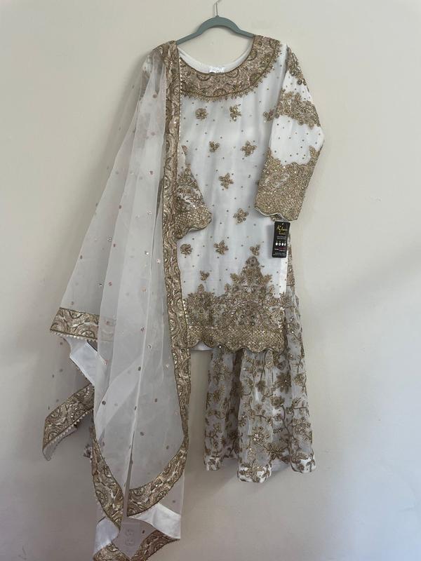 Beautiful 3 Piece Party Wear Sharara for Women
