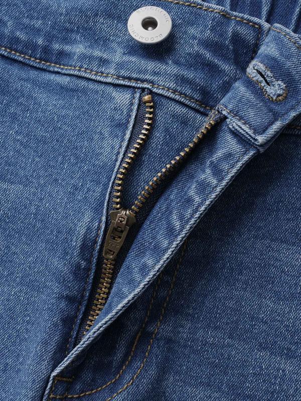 BloomChic Stretch Denim Wide Leg Cut Jeans