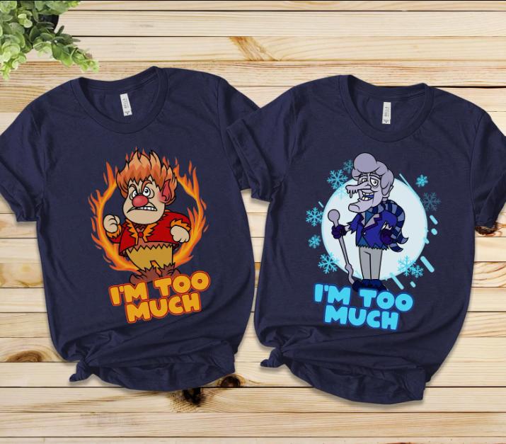 Christmas Heat And Snow Miser Shirt, Christmas Couple Shirt, Christmas Gift