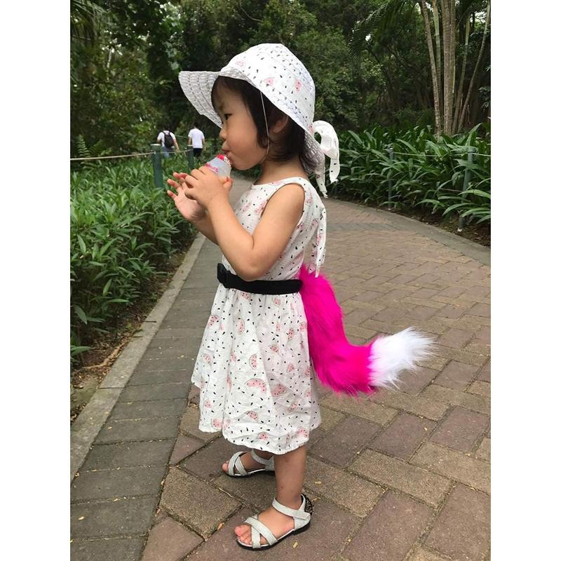 Faux Fur Fox Costume Cat Tail Cosplay Halloween Christmas Party Costume One Size