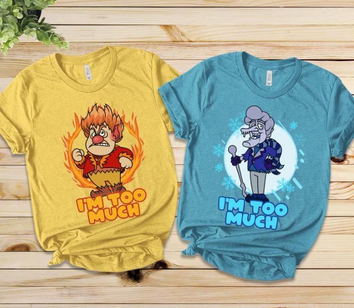 Christmas Heat And Snow Miser Shirt, Christmas Couple Shirt, Christmas Gift