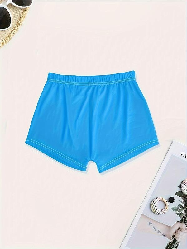 Women's Skeleton Hand Print Skinny Shorts, Casual Elastic Waist Shorts for Summer, Ladies Bottoms for Daily Wear