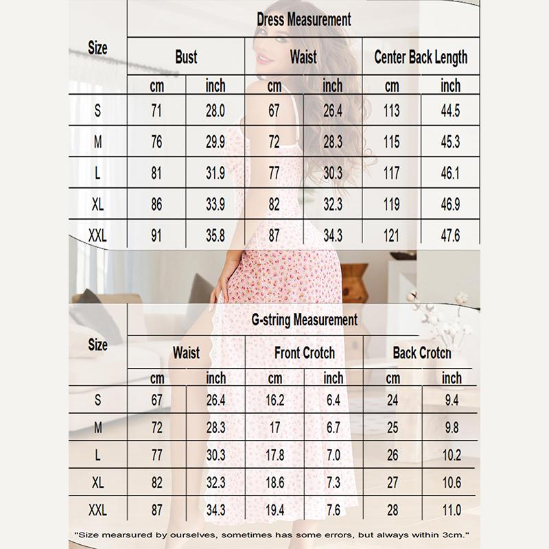 Avidlove Women Lingerie Lace Sleepwear Chemise Glamour Mesh Nightdress V Neck Nightwear Side Split Nightgown Christmas  Sleepwear Black Friday