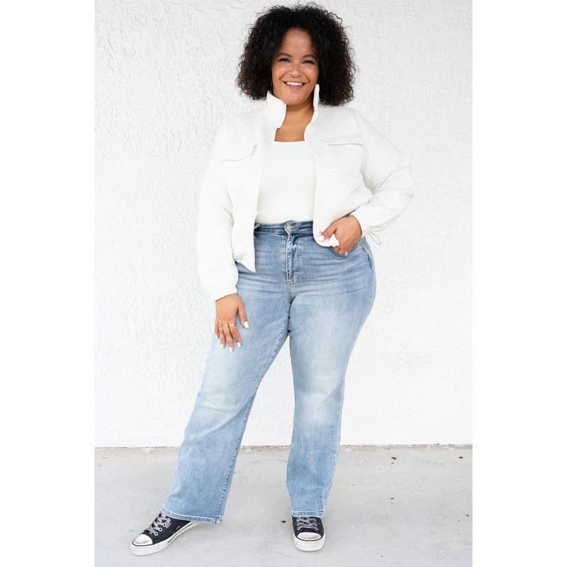 Judy Blue Jennifer High Rise Straight Leg Jeans