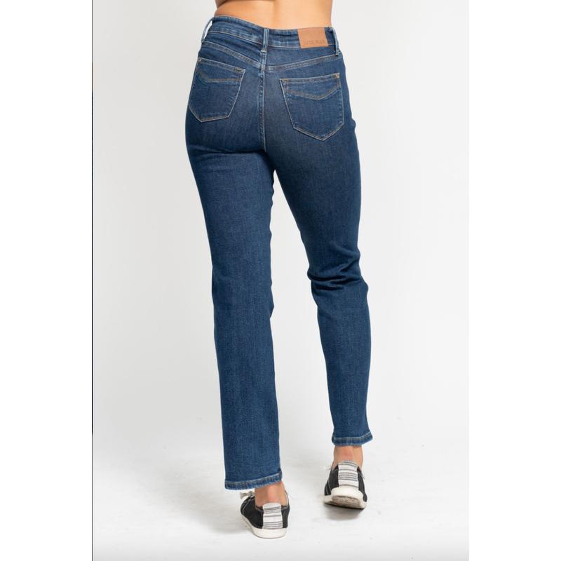 Judy Blue Tummy Control Classic Straight Leg Jeans