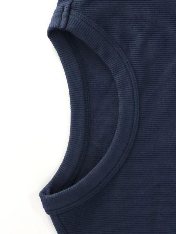 Women's Plain Round Neck Long Sleeve Tee, Casual Basic Crew Neck T-shirt for Fall & Winter, Women's Top for Daily Wear
