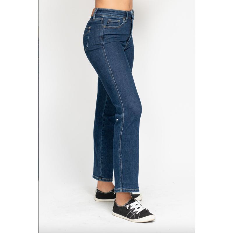 Judy Blue Tummy Control Classic Straight Leg Jeans