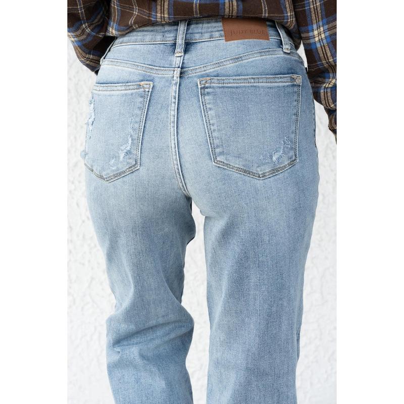 Judy Blue Jennifer High Rise Straight Leg Jeans