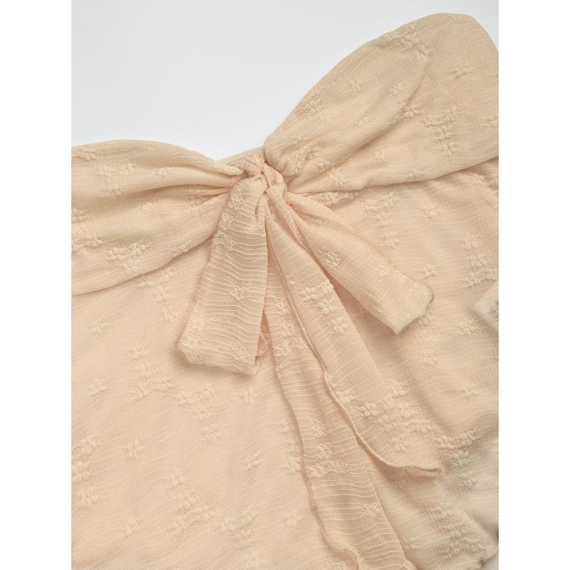 Cider [8 colors, Size 0-10] Floral Tie Front Tube Top