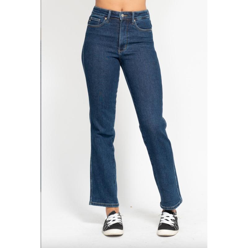 Judy Blue Tummy Control Classic Straight Leg Jeans