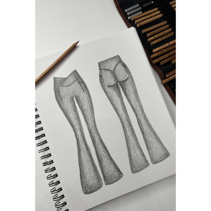 Crisscross Hourglass® Flared Leggings with Pockets - Black