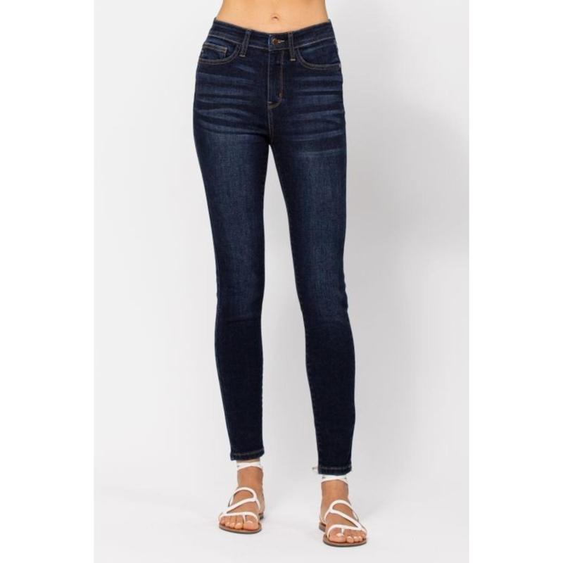 Judy Blue Full Size High Waist Handsand Skinny Jeans cute high waist Fit Piece