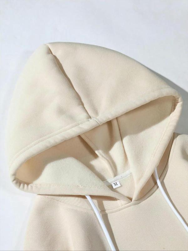 Women's Letter & Cowboy Print Drop Shoulder Hoodie, Western Style Drawstring Pocket Hooded Sweatshirt for Daily Holiday Outdoor Wear, Ladies Clothes for Fall & Winter Graphic Hoodie
