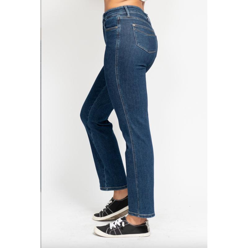 Judy Blue Tummy Control Classic Straight Leg Jeans