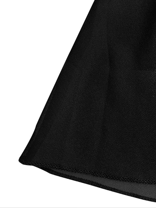 Women's 2 in 1 Contrast Mesh Sheer Skirt, Chic High Waist Mini Skirt for Party Club Dating, Ladies Summer Clothes