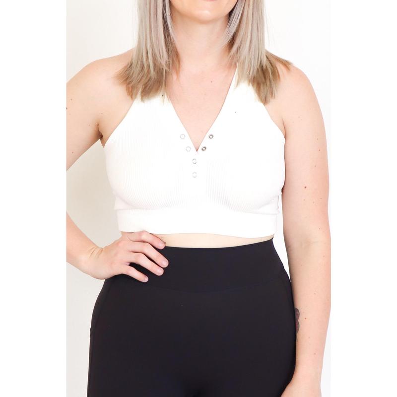 The Essential Crop | Henley Bralette