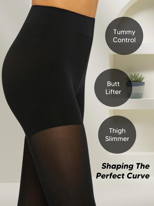 Women's 1 Pair Solid Sheer High Waist Tights, Cozy Breathable Skin-friendly High Stretch Pantyhose, Women's Stockings for Daily Wear