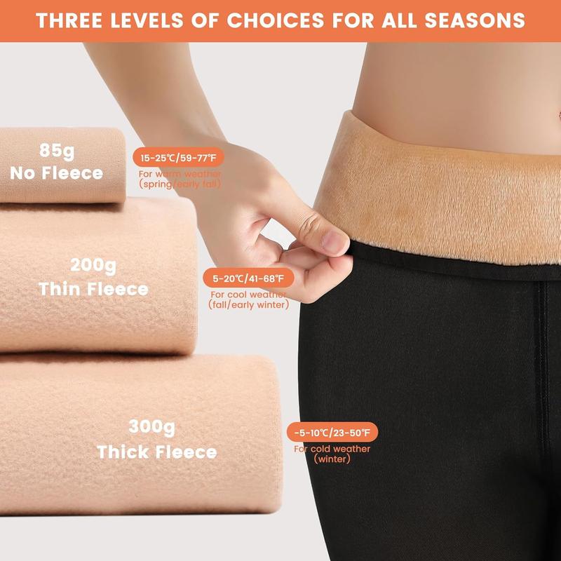 Fleece Lined Tights Women, Warm Pantyhose Leggings Thermal Tights for Women, Fleece Tights Winter Tights for Women