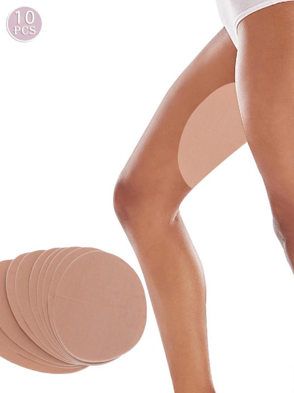  Solid Color Thigh Inner Protective Patches, Women's Breathable Comfortable Thigh Chafe Sticker Pads, Women's Lingerie Accessories for Daily Wear
