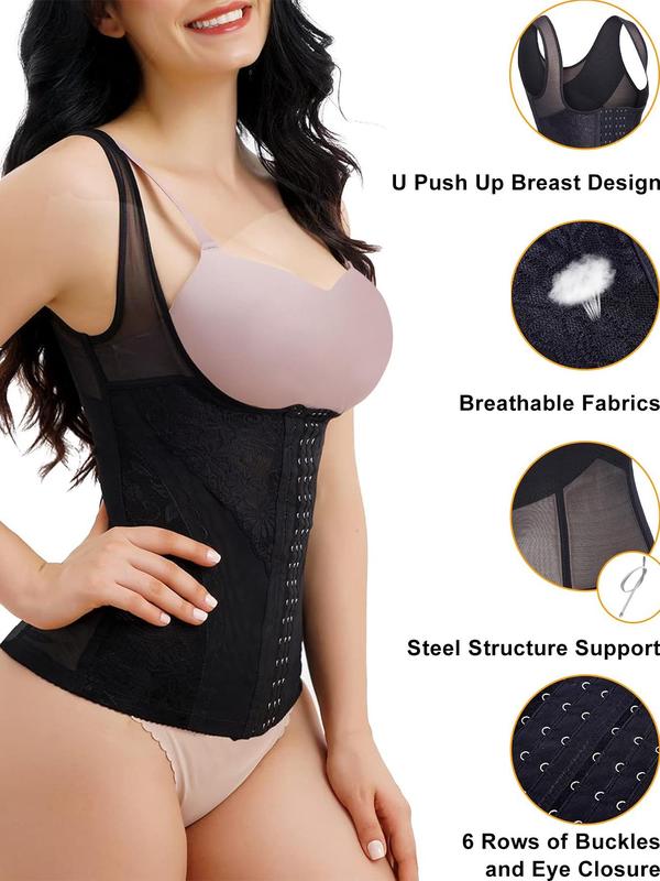Women's Multi-breasted Push Up Shapewear Top, Tummy Control Shaper, Women's Shapewear for Daily Wear