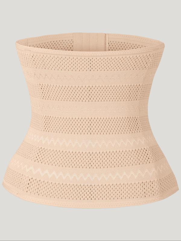 Women's Solid Color Waist Trainer, Tummy Control Shaper, Adjustable Hooks Waist Cincher for Women, Shaper for Daily Wear, Summer Wear 2024, Fall Wear, Fallfreshness