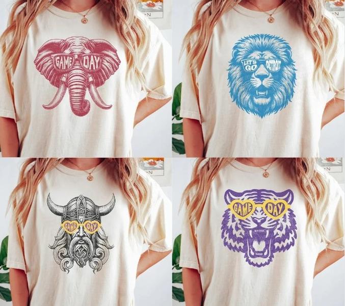Vintage Mascot College NCAA Shirt, Vintage All Teams NCAA Shirt, Classic Sport Shirt, Gifts For Fan Sport Cotton Game Day Tee Casual Fabric