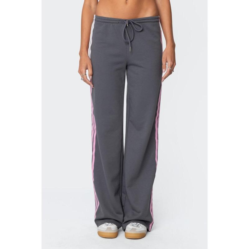 Averie Contrast Striped Sweatpants