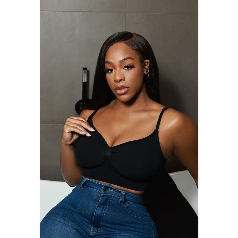 Feel It Sculpting Bralette - Black No.116 Women's Seamless seamless bra