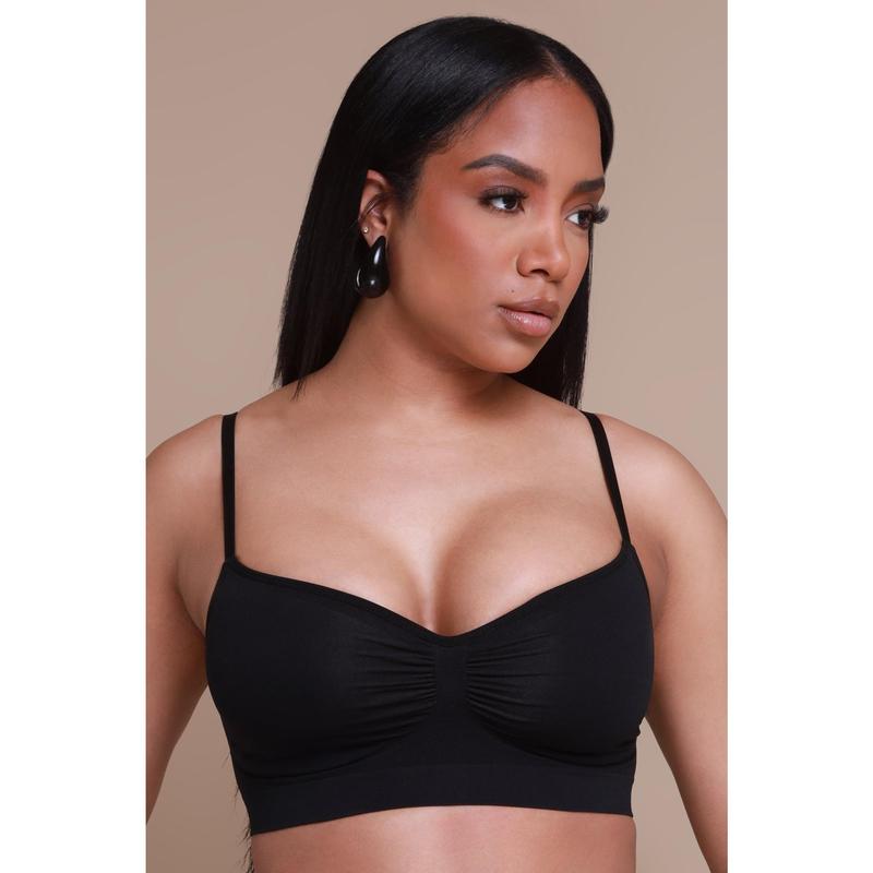 Feel It Sculpting Bralette - Black No.116 Women's Seamless seamless bra