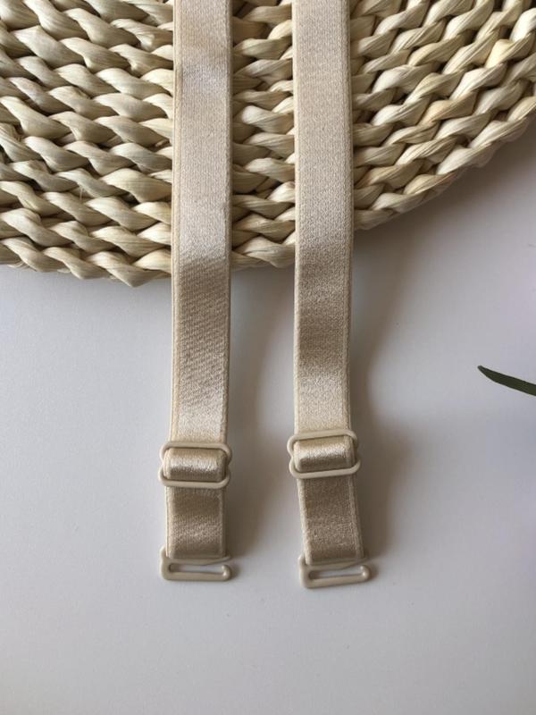 Women's Solid Adjustable Bra Strap, Detachable Simple Comfortable Bra Strap, Lingerie Accessories for Women
