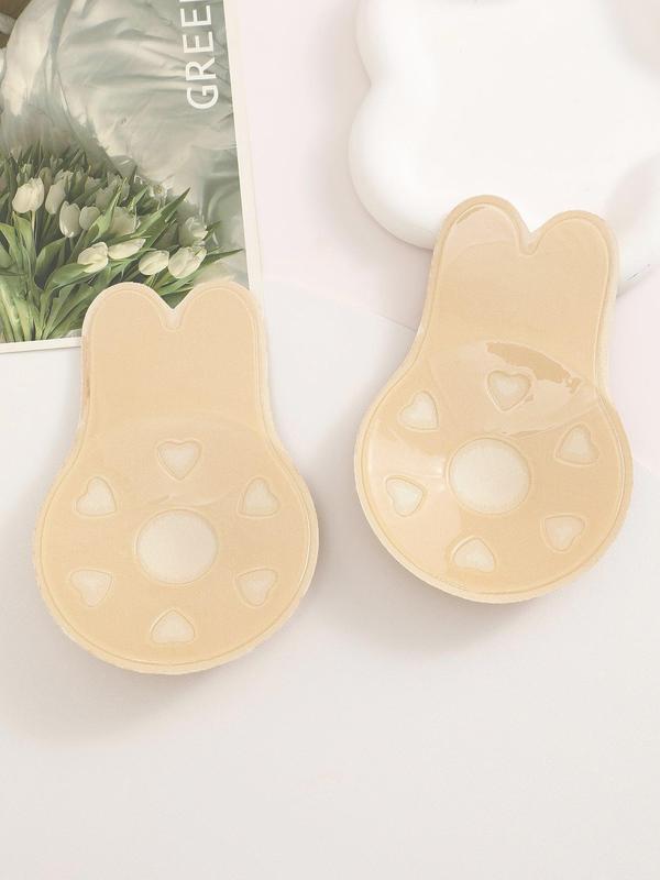 Women's 1 Pair Adhesive Nipple Cover, Reusable Sticky Nipple Coverings, Invisible Pasties Silicone Covers, Women's Lingerie Accessories