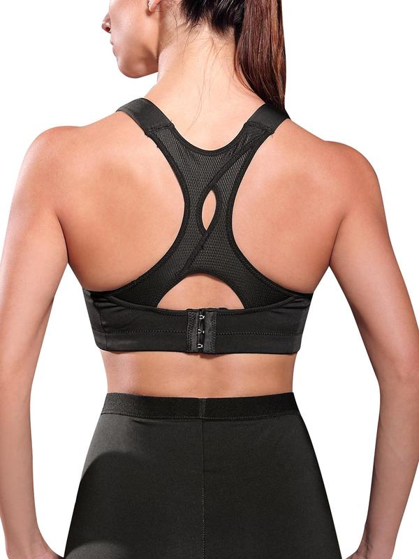 Women's Cut Out Wireless Bra, Solid Color Full Coverage Lingerie Top, Soft Comfortable Breathable Bra for Daily Wear