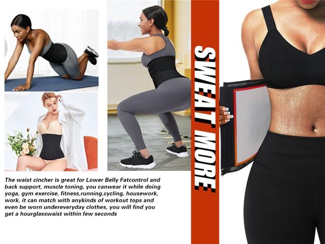 Women's Solid Zipper Waist Trainer with Tummy Control and Hook Closure for Comfort and Flattering Outfits - Summer Shapewear - Tops, Womenswear