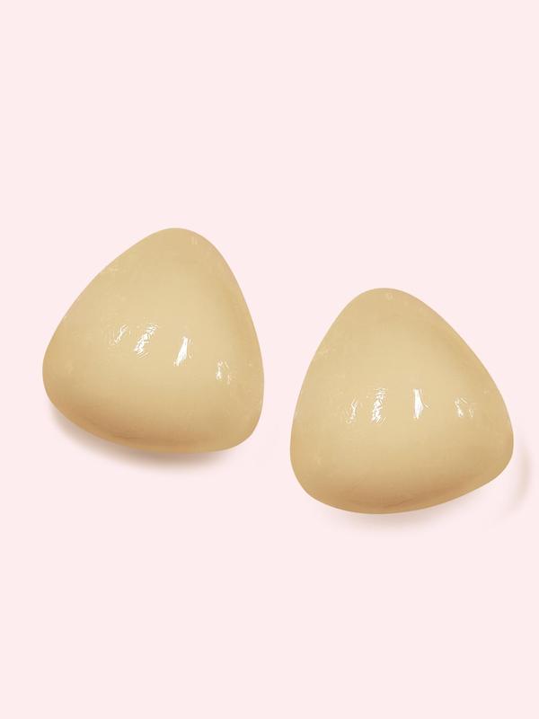 Sticky Inserts - Instant Chest Double Sided Adhesive Bra Cup, Wear Enhancer, Push Up Ultra Breast Inserts Womenswear Accessories, Back to School Reusable Soft Invisible Sticky Bra Pad, Silicone Self Adhesive Bra Pad, Women's Lingerie Accessories