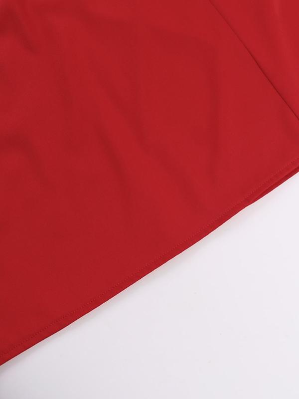 Women's Plain Ruched Backless Bodycon Tube Dress, Elegant Sleeveless Split Hem Maxi Dress for Party Club Dating Wear, Ladies Clothes for All Seasons