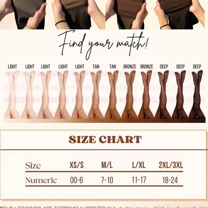 THE ORIGINAL! 4 SHADES • SIZE XS - 3XL • MAGIC FLEECE LINED LEGGINGS • CLOSED FOOT (LOOKS LIKE PANTYHOSE Winter Comfort Fleece Tights Available in Plus Size and Brown Fur