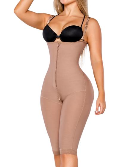 JOSHINE Full Body Shapewear for Women Open Bust Hourglass Bodysuit Girdles with Zipper Closure ,  Black Friday Hot Sale