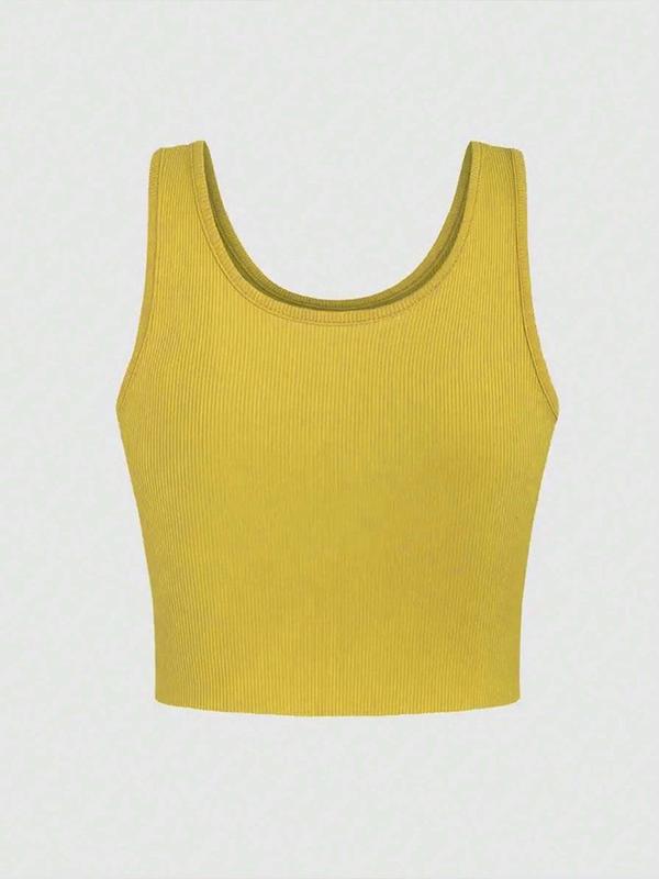 Women's Peach Print Round Neck Crop Tank Top, Casual 2000s Y2K Letter Print Sleeveless Cropped Top for Summer, Fashion Casual Women's Clothing for Daily Wear