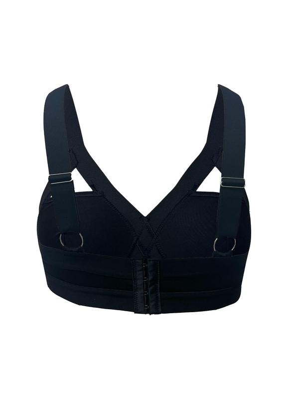  Rhinestone Pendant Decor Cut Out Bralette, Comfortable Breathable V Neck Wireless Lingerie Top for Daily Wear, Women's Lingerie for All Seasons