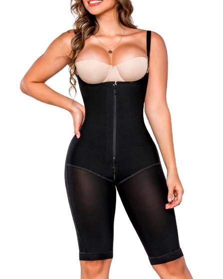 JOSHINE Full Body Shapewear for Women Open Bust Hourglass Bodysuit Girdles with Zipper Closure ,  Black Friday Hot Sale