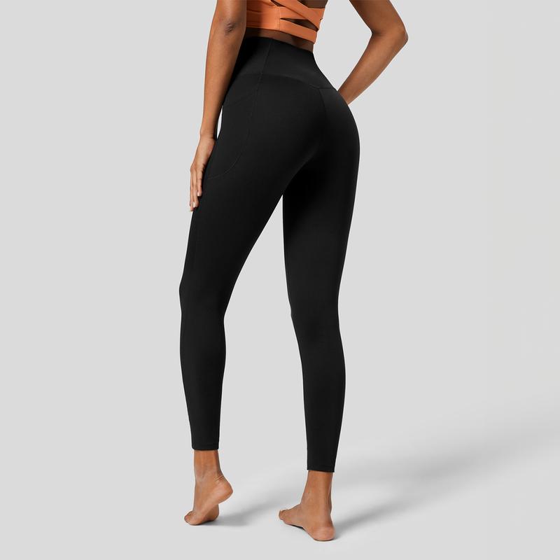 Halara Everyday Softlyzero Crossover Pocket Plain Leggings