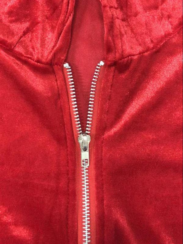 Women's Solid Zip Up Hoodie & Drawstring Waist Pants Velvet Two-piece Set, Casual Long Sleeve Hooded Sweatshirt & Pocket Trousers for Fall & Winter, Women's Clothes for Daily Wear